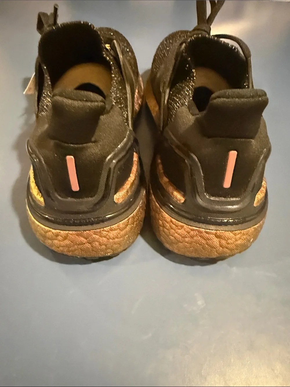 adidas Ultraboost Gold Glitter Black & Bronze Gradient Running Sneaker Shoe NWT